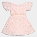 Girls' Dress, Peach, small image number null