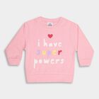 Infant's Cotton Sweatshirt, Light Pink, small image number null