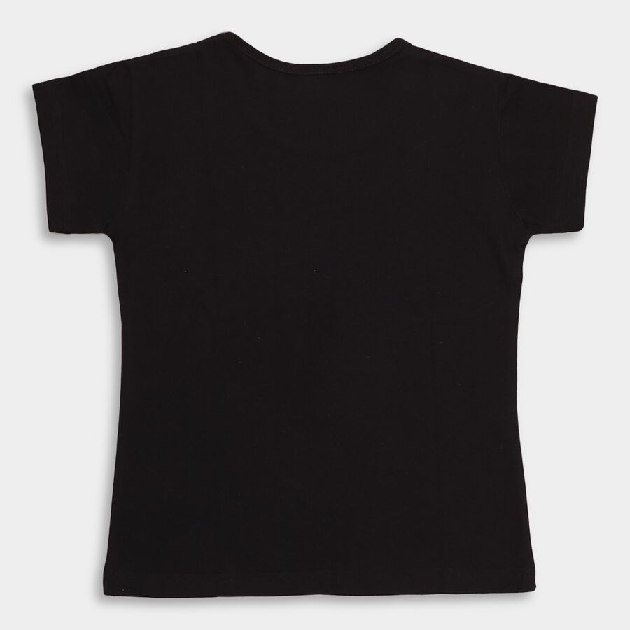 Girls' T-Shirt, Black, large image number null