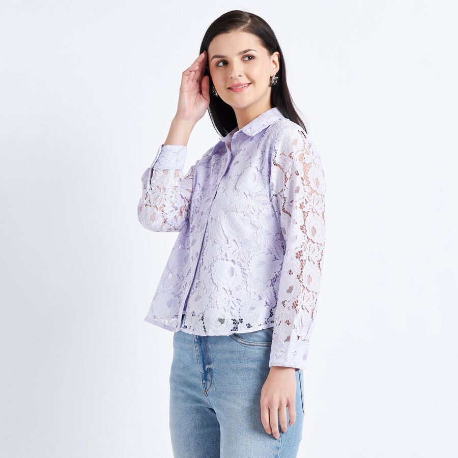 Ladies' Shirt, Lilac, large image number null