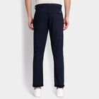 Men's Slim Fit Casual Trousers, नेवी ब्लू, small image number null