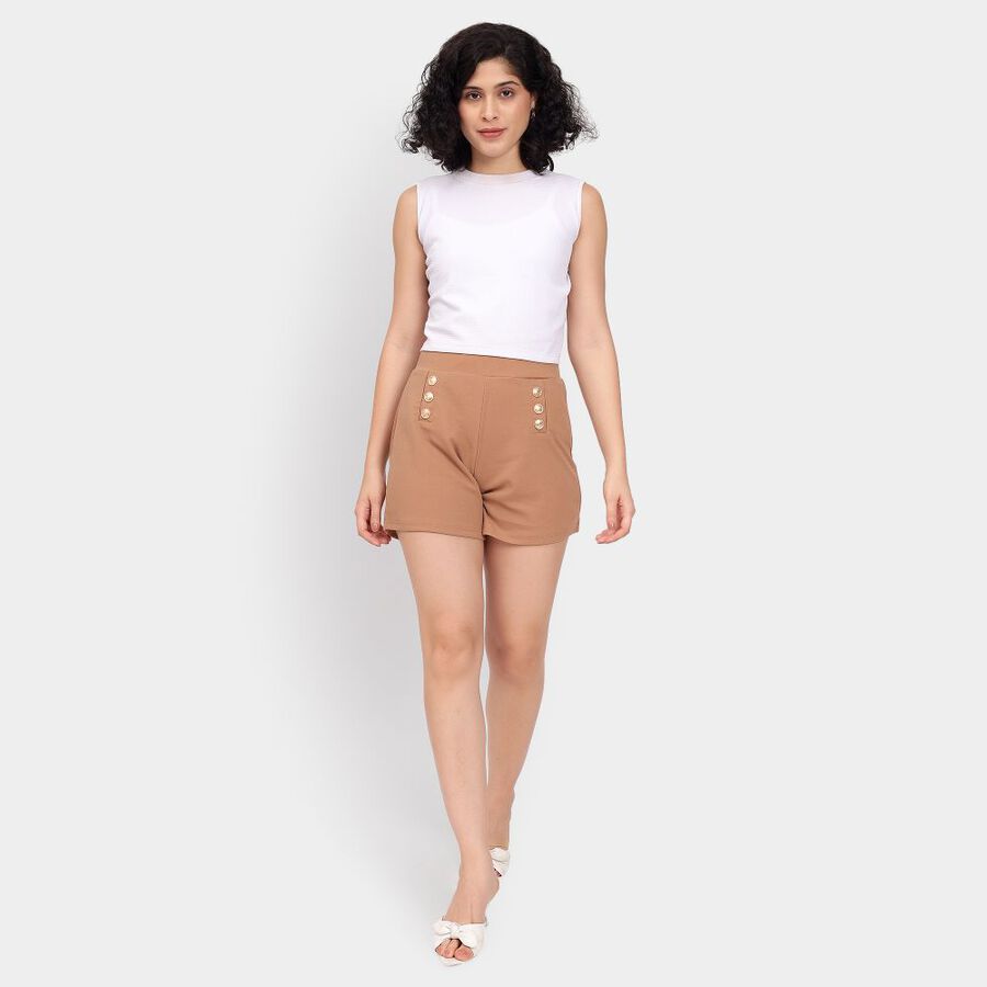 Ladies' Shorts, Beige, large image number null