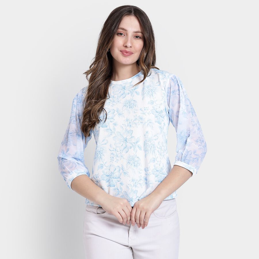 Ladies' Top, Light Blue, large image number null