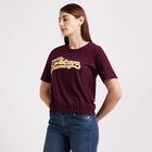 Ladies' Cotton T-Shirt, Wine, small image number null