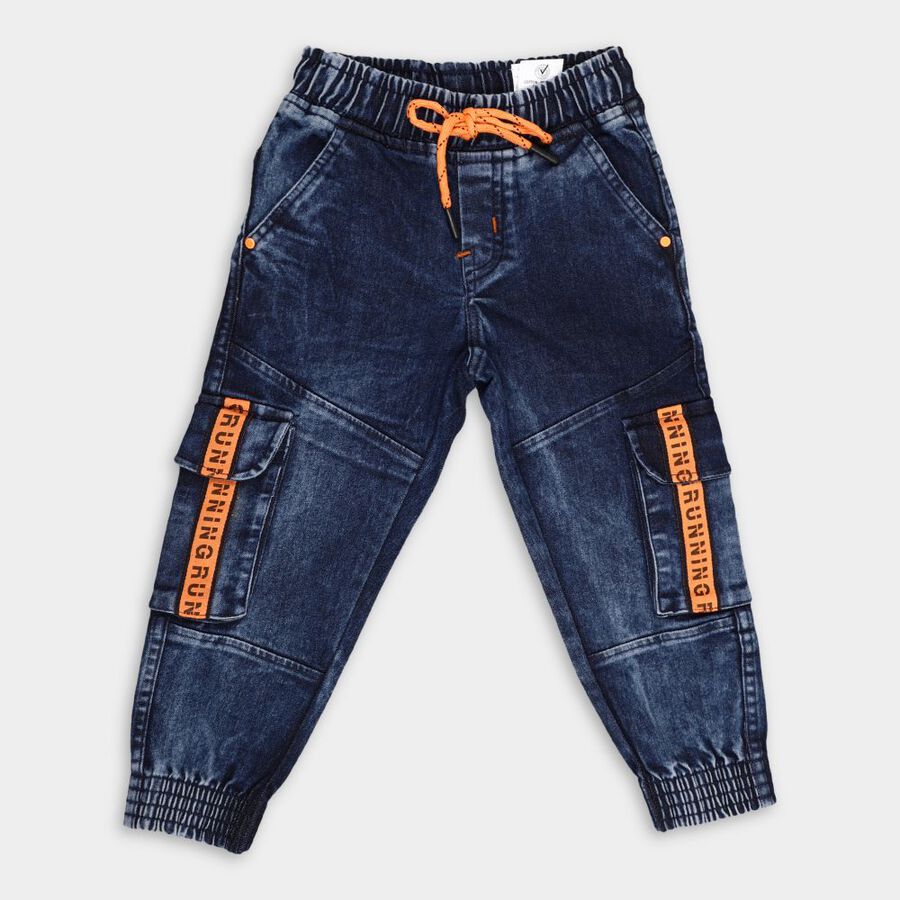 Boys' Jeans, गहरा नीला, large image number null