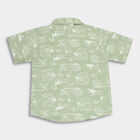 Infants' Cotton Shirt, Olive, small image number null