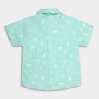 Infants' Cotton Shirt, Dark Green, small image number null