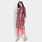 3/4th Sleeves Kurta, Pink, small image number null