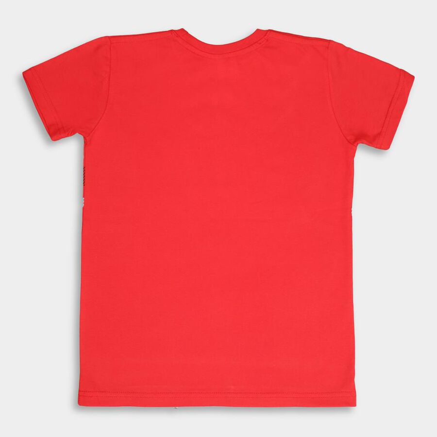 Boys' T-Shirt, Red, large image number null