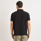 Mens' Collared Half Sleeves T-Shirt, Black, small image number null