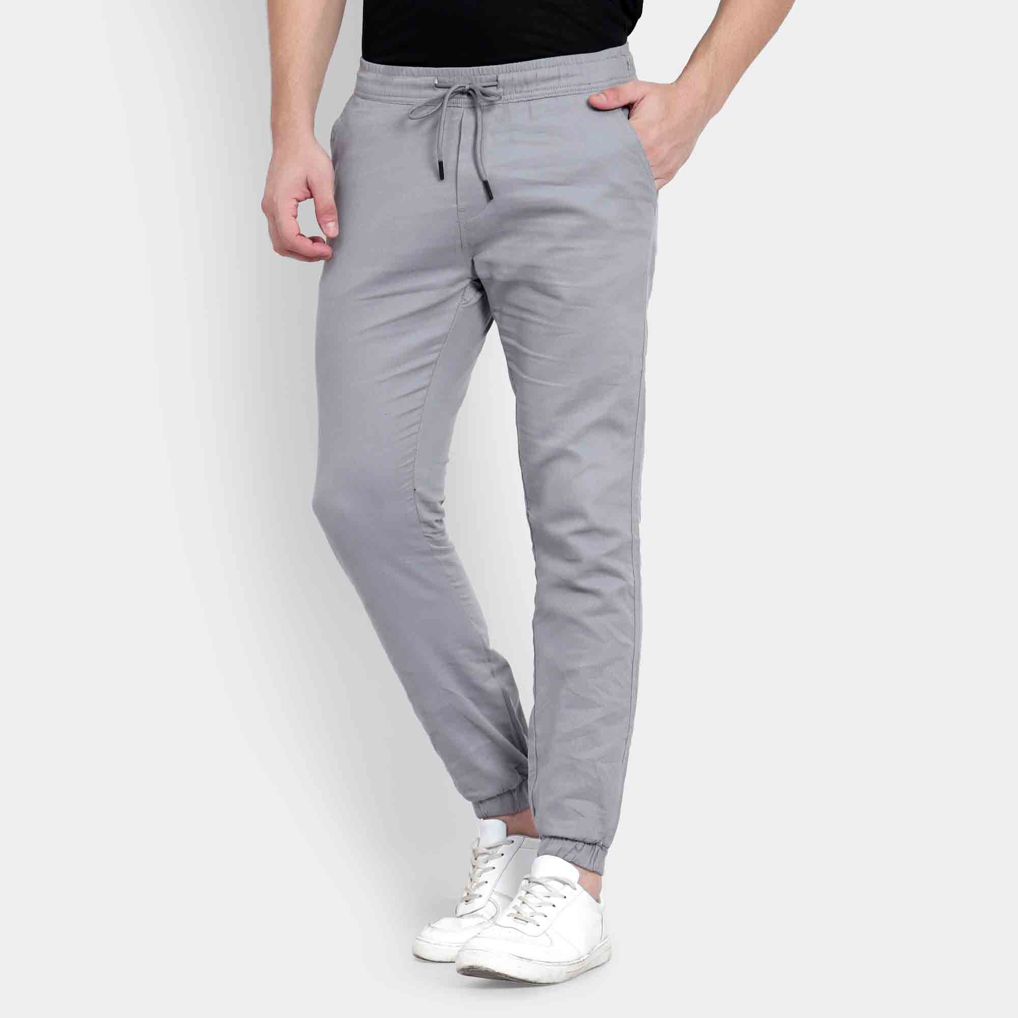 Buy Women Grey Regular Fit Textured Casual Trousers Online - 733017 | Allen  Solly