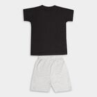 Boys' 100% Cotton Baba Suit, Black, small image number null