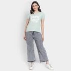 Ladies' Cotton Jeans, गहरा ग्रे, small image number null