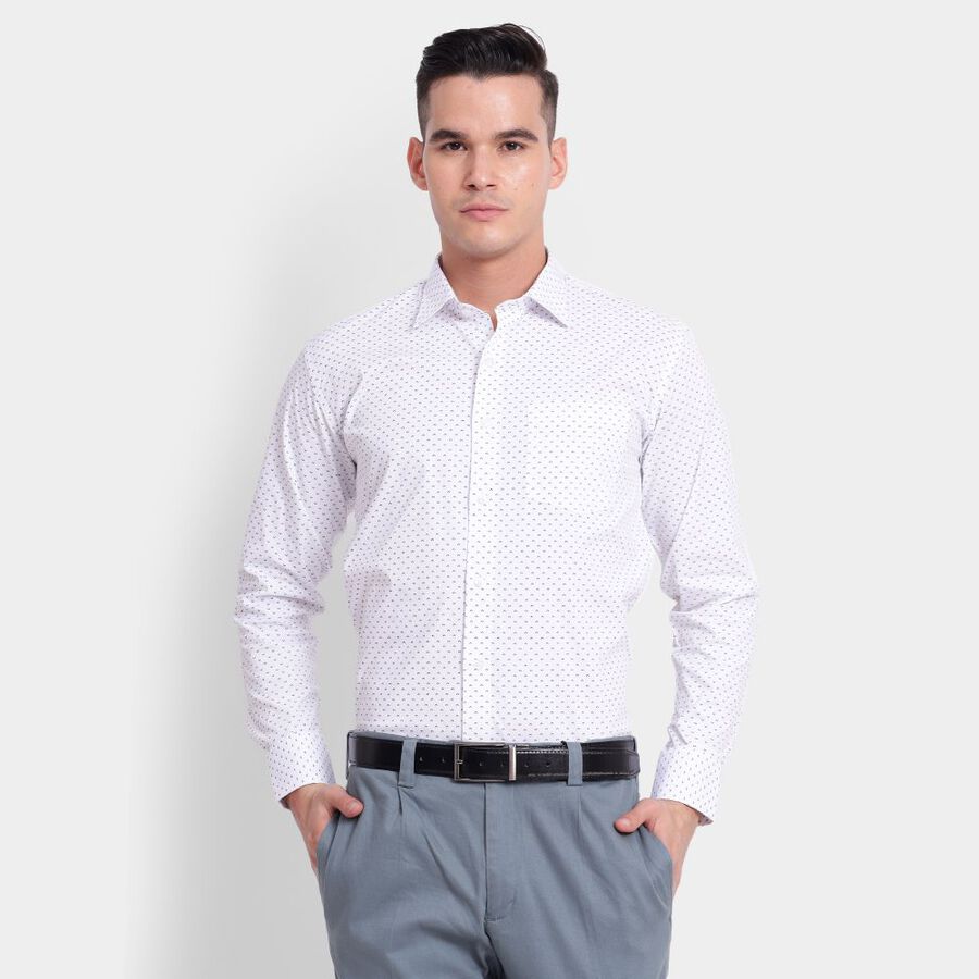 Men's Formal Shirt, White, large image number null