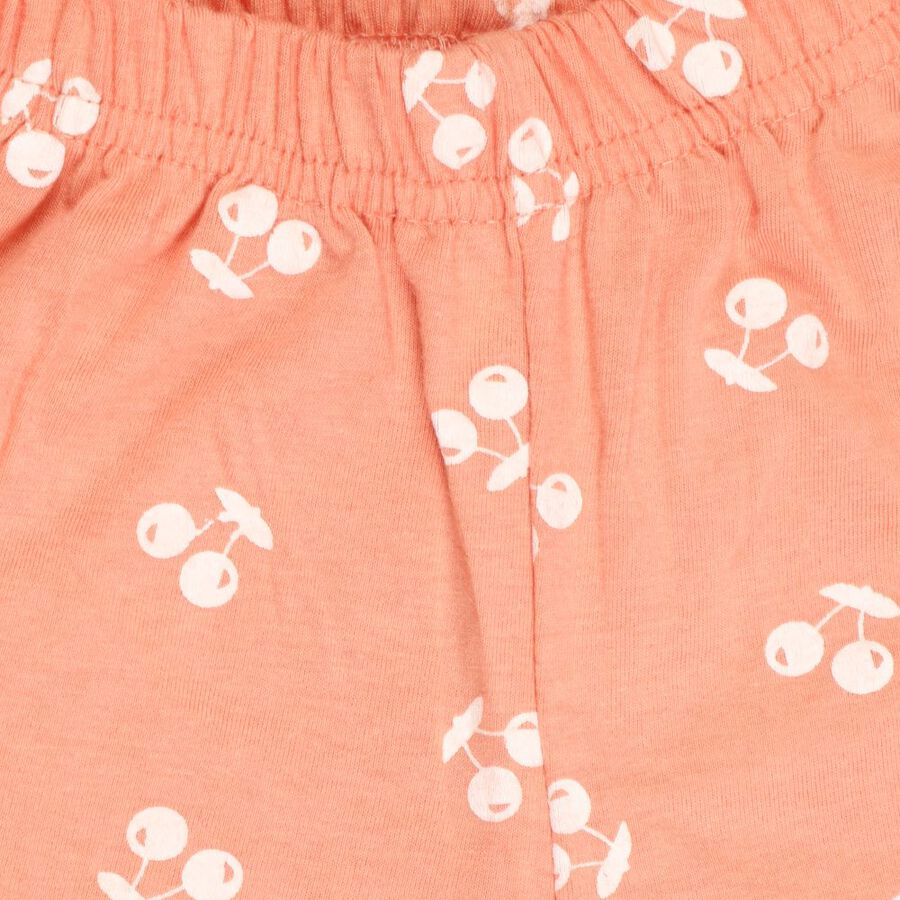 Girls' Shorts, Peach, large image number null