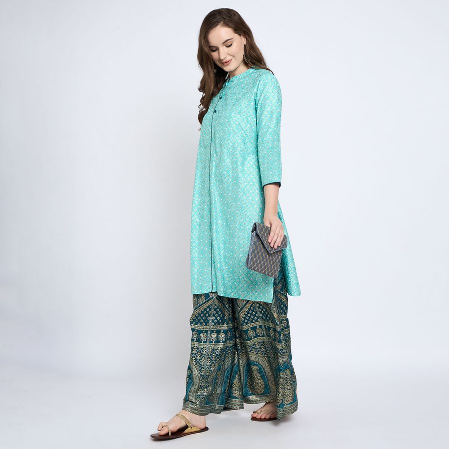 Ladies' Kurta, Aqua, large image number null