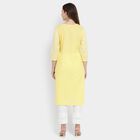 Ladies' Cotton Kurta, Yellow, small image number null