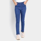 Ladies' Jeans, गहरा नीला, small image number null