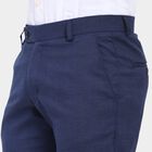 Men's Slim Fit Formal Trousers, नेवी ब्लू, small image number null