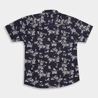 Boys' Casual Shirt, Navy Blue, small image number null