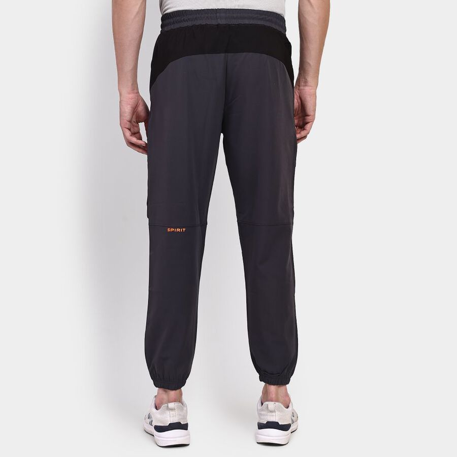 Men's Track Pants, गहरा ग्रे, large image number null