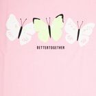 Girls' Cotton T-Shirt, Light Pink, small image number null