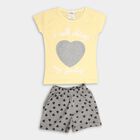 Girls' Short Set, Yellow, small image number null