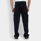 Men's 100% Cotton Jeans, Black, small image number null