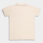 Boys' Half Sleeves T-Shirt, Beige, small image number null