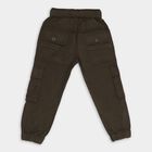 Boys' 100% Cotton Trousers, Olive, small image number null