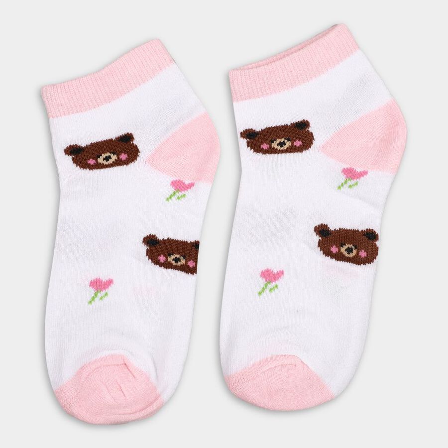 Girls' Socks, हल्का गुलाबी, large image number null