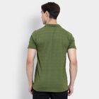 Men's Collared Half Sleeves T-Shirt, Olive, small image number null