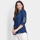 Ladies' Kurti, Teal Blue, small image number null