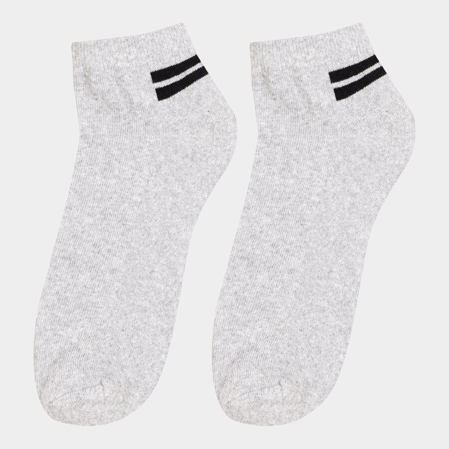 Men's Socks, Melange Light Grey, large image number null