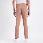 Men's 100% Cotton Slim Fit Casual Trousers, Coral, small image number null