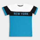 Boys' Cotton T-Shirt, Teal Blue, small image number null