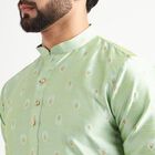 Men's Kurta Pyjama, Light Green, small image number null