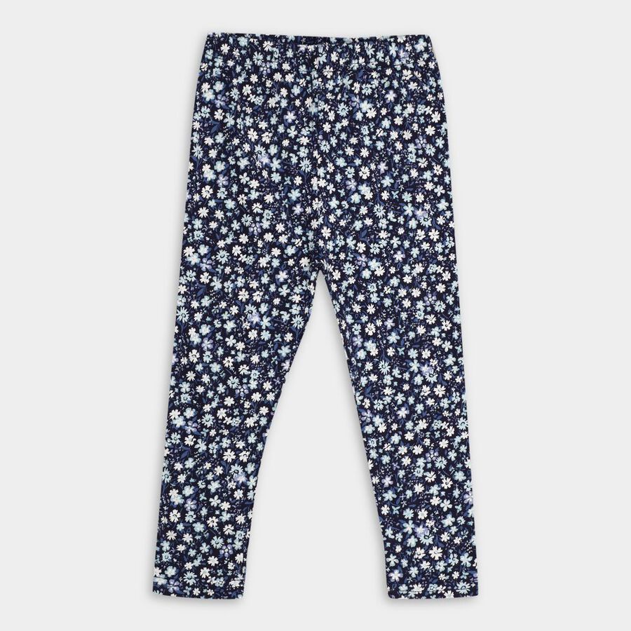 Girls' Legging, Navy Blue, large image number null