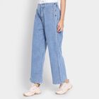 Ladies' Jeans, मध्यम नीला, small image number null