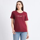 Ladies' Cotton T-Shirt, Wine, small image number null