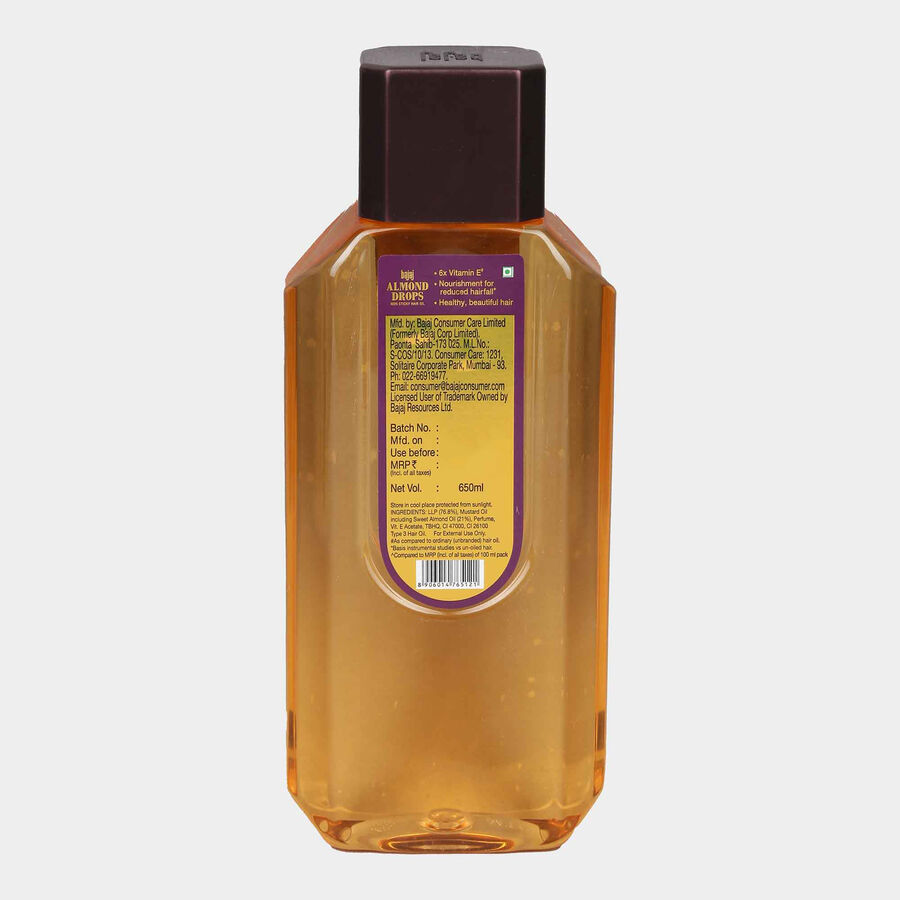 Almond Drops Hair Oil, , large image number null