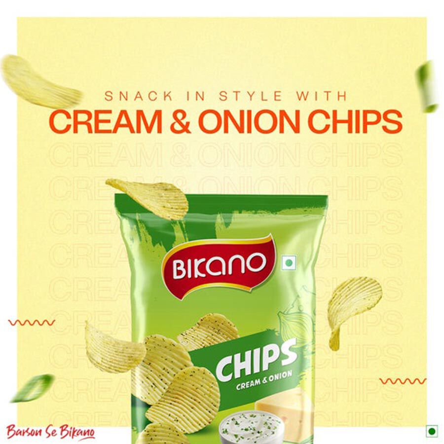 Cream & Onion Chips, , large image number null