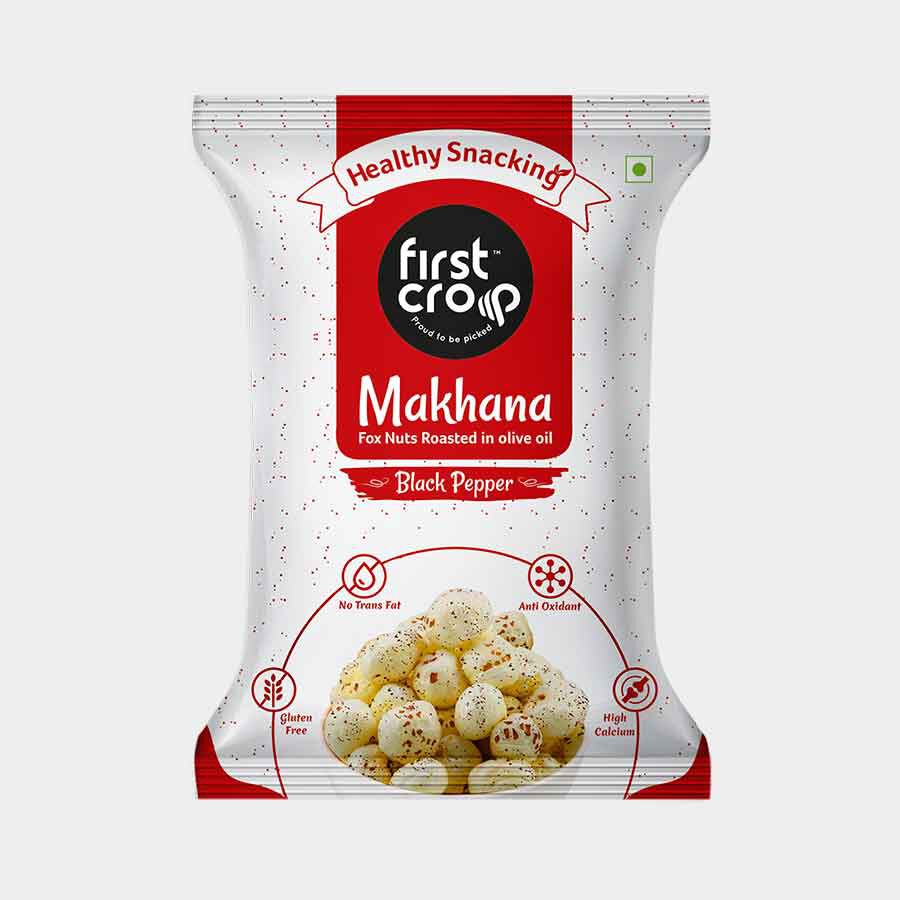 Black Pepper&Salted Makhana, , large image number null