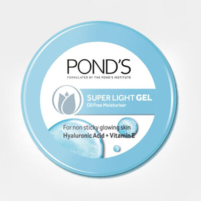 Super Light Gel Moisturiser – With Hyaluronic Acid & Vitamin E, For Glowing Skin,