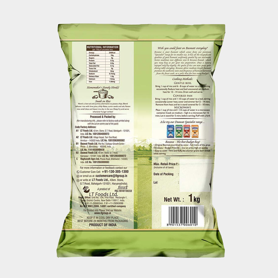 Rozana Gold Basmati Rice / Chawal, , large image number null