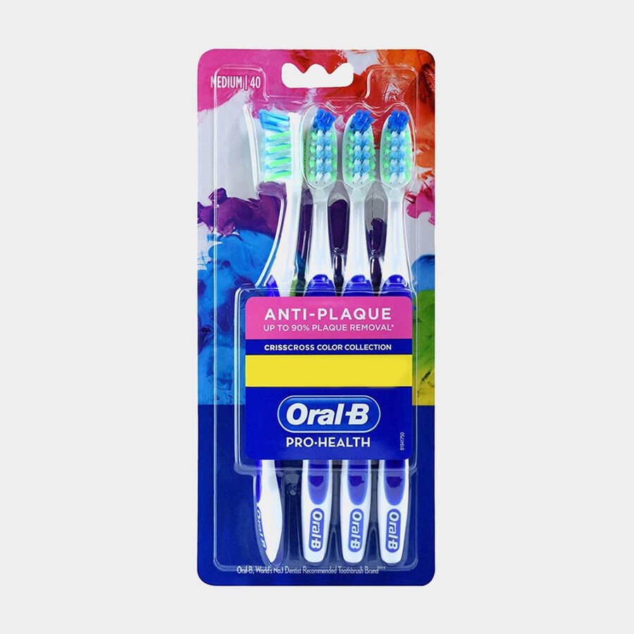 Healthy Base - Medium Tooth Brush (Color may vary), , large image number null