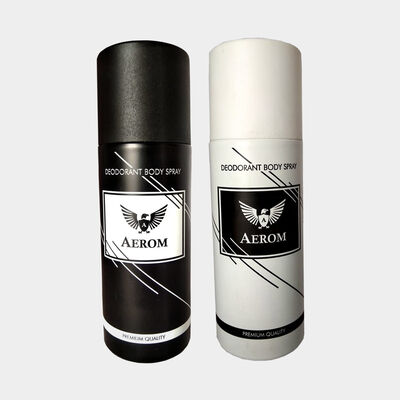 Black and White Premium Quality Deodorant Body Spray 