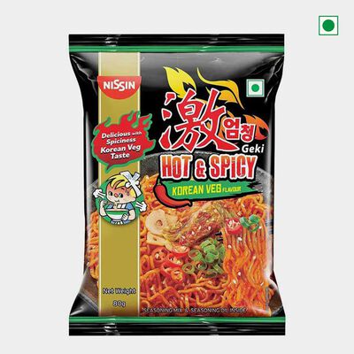 Geki Hot & Spicy Korean Veg Noodles