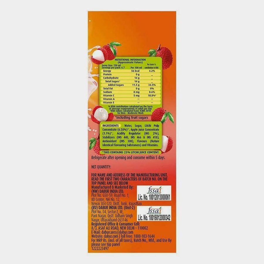 Vitamin Boost Litchi Juice, , large image number null