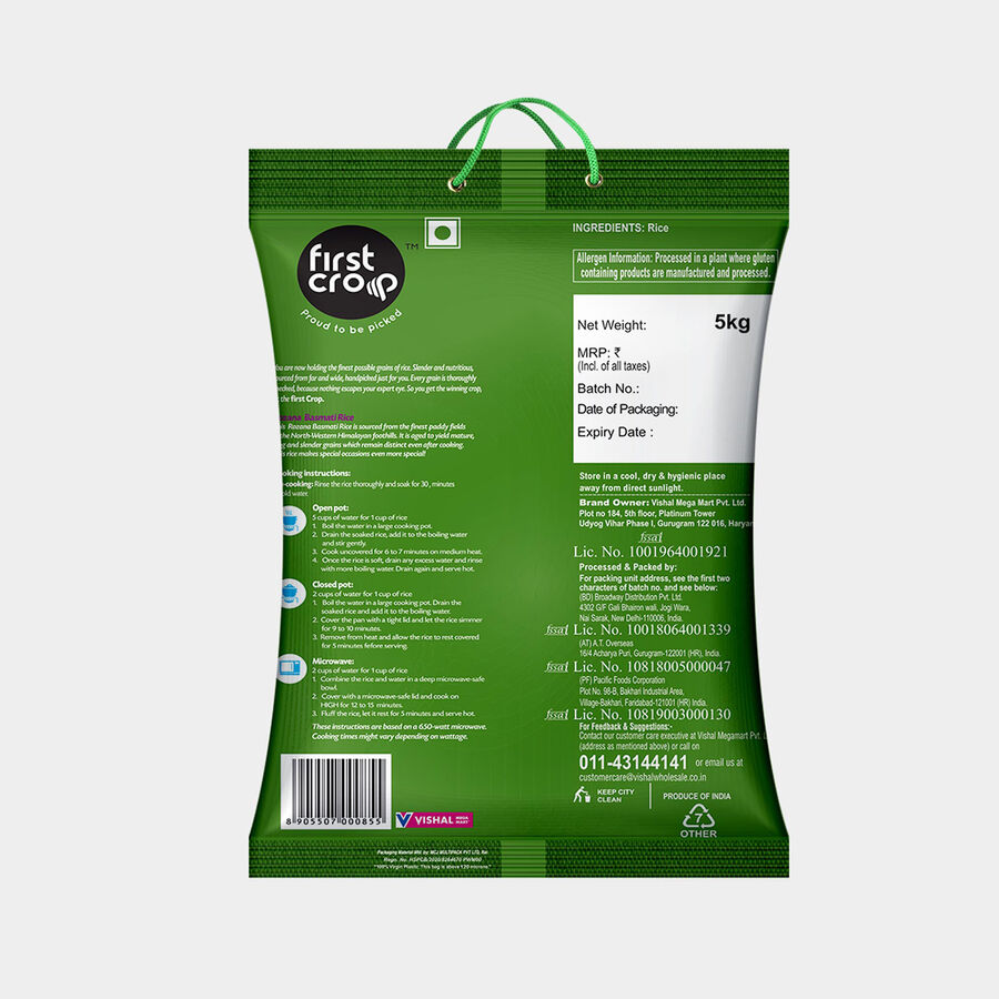 Rozana Basmati Rice, , large image number null